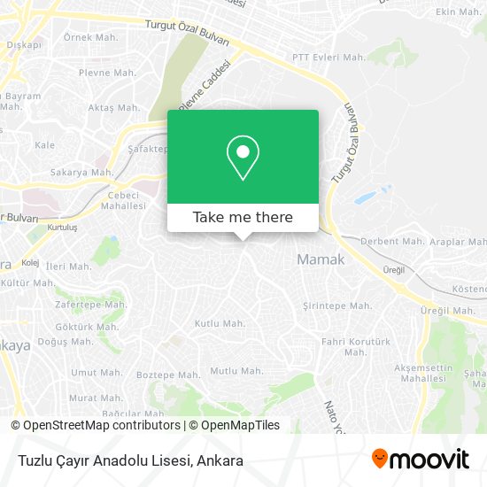Tuzlu Çayır Anadolu Lisesi map