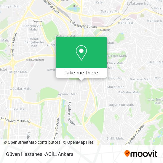 Güven Hastanesi-ACİL map