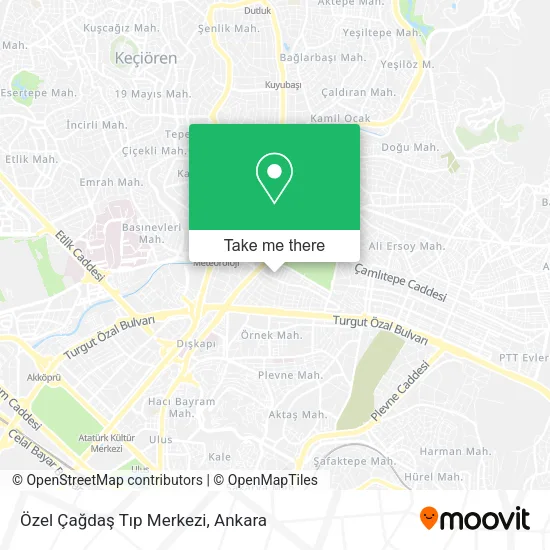 Özel Çağdaş Tıp Merkezi map