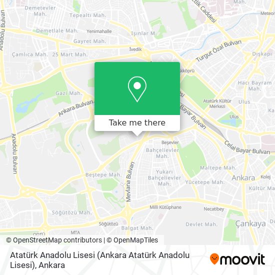 Atatürk Anadolu Lisesi map