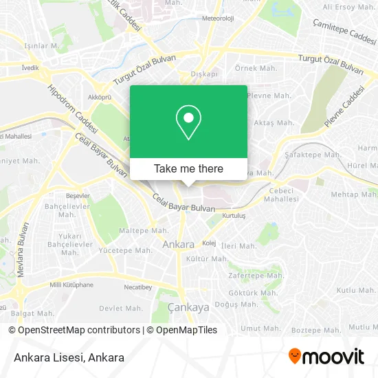 Ankara Lisesi map