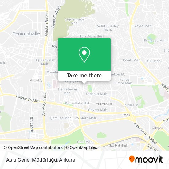 Aski Genel Müdürlüğü map