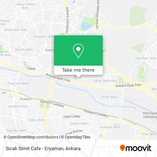 Sıcak Simit Cafe - Eryaman map