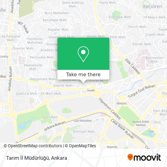 Tarım İl Müdürlüğü map