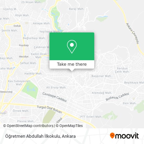 Öğretmen Abdullah İlkokulu map