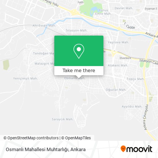 Osmanlı Mahallesi Muhtarlığı map