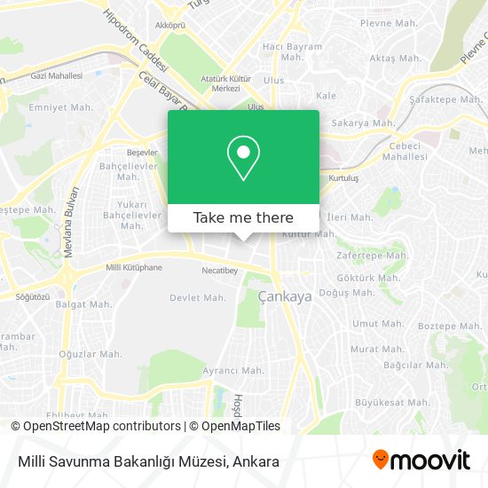 Milli Savunma Bakanlığı Müzesi map