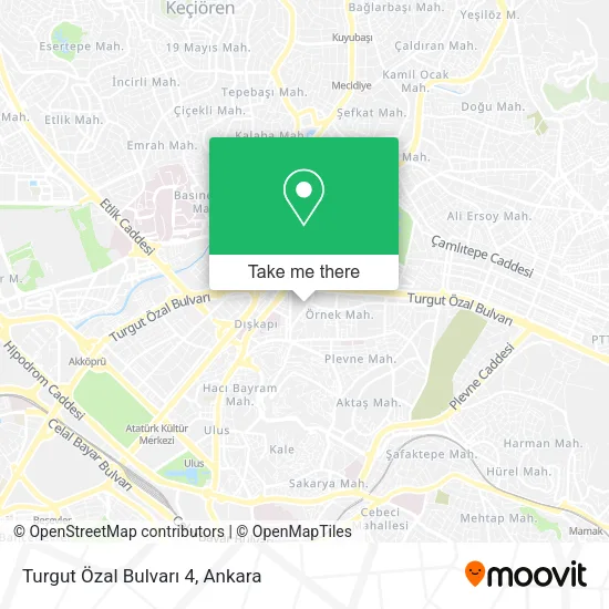 Turgut Özal Bulvarı 4 map