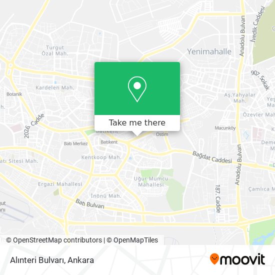 Alınteri Bulvarı map