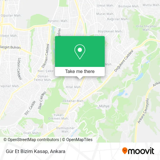 Gür Et Bizim Kasap map