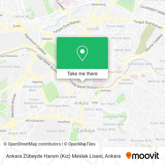 Ankara Zübeyde Hanım (Kız) Meslek Lisesi map