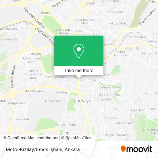 Metro-Kızılay/Emek İşhanı map