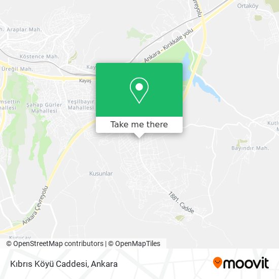 Kıbrıs Köyü Caddesi map