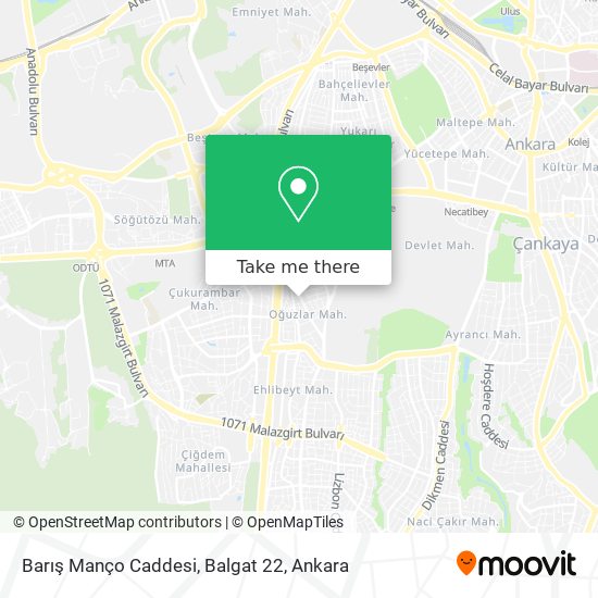 Barış Manço Caddesi, Balgat 22 map