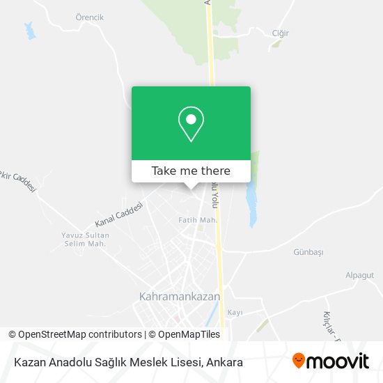 Kazan Anadolu Sağlık Meslek Lisesi map