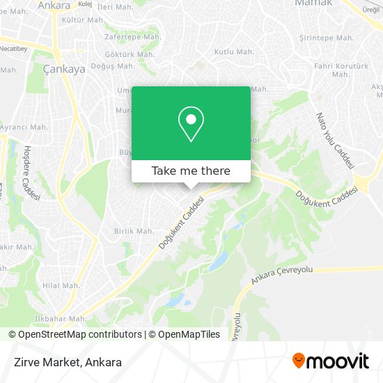 Zirve Market map