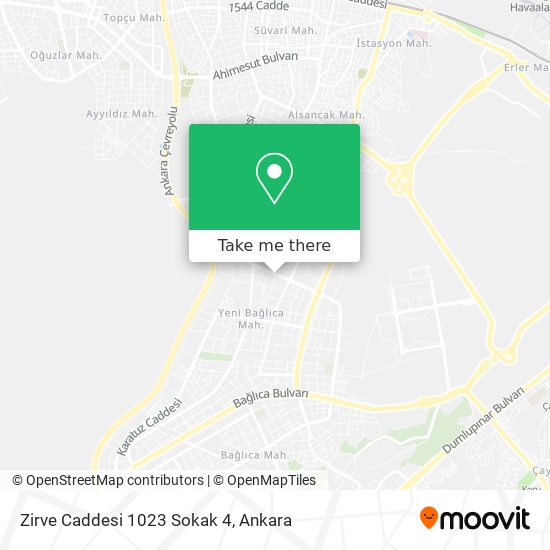Zirve Caddesi 1023 Sokak 4 map