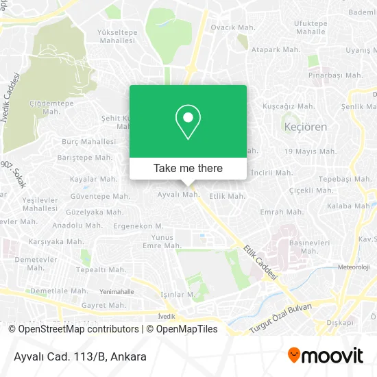 Ayvalı Cad. 113/B map