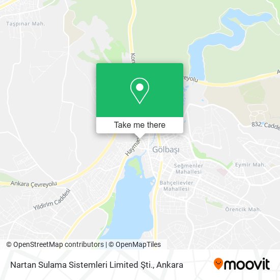 Nartan Sulama Sistemleri Limited Şti. map