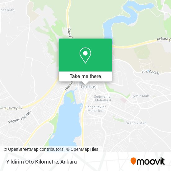 Yildirim Oto Kilometre map