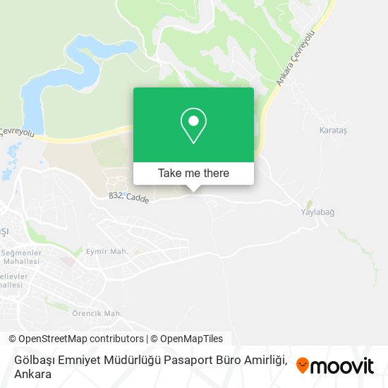 Gölbaşı Emniyet Müdürlüğü Pasaport Büro Amirliği map