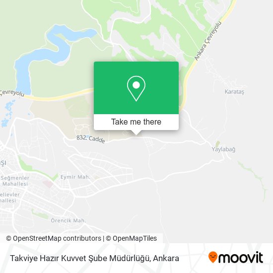 Takviye Hazır Kuvvet Şube Müdürlüğü map