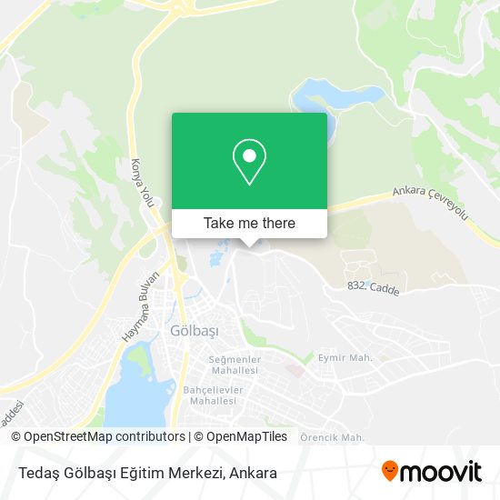 Tedaş Gölbaşı Eğitim Merkezi map