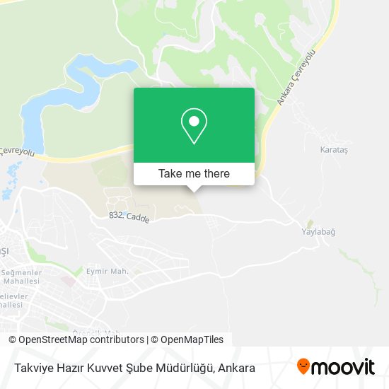 Takviye Hazır Kuvvet Şube Müdürlüğü map