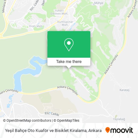 Yeşil Bahçe Oto Kuaför ve Bisiklet Kiralama map