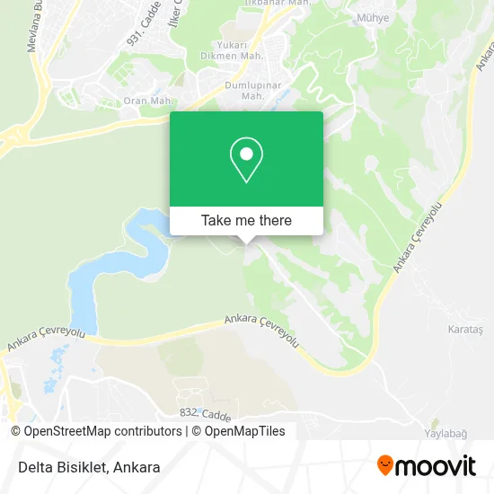 Delta Bisiklet map