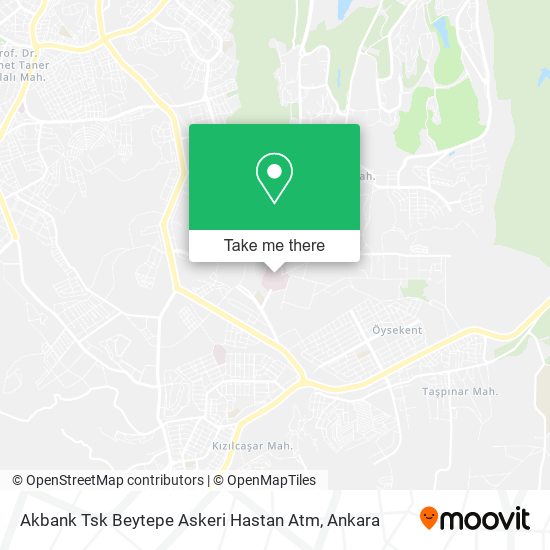 Akbank Tsk Beytepe Askeri Hastan Atm map