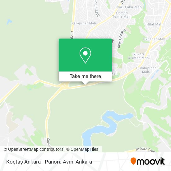 Koçtaş Ankara - Panora Avm map