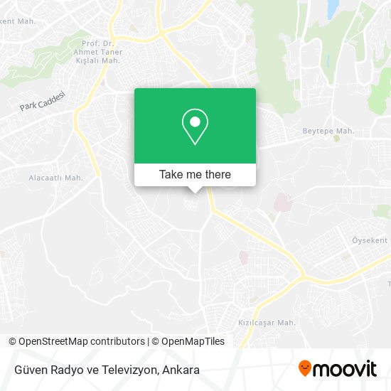 Güven Radyo ve Televizyon map