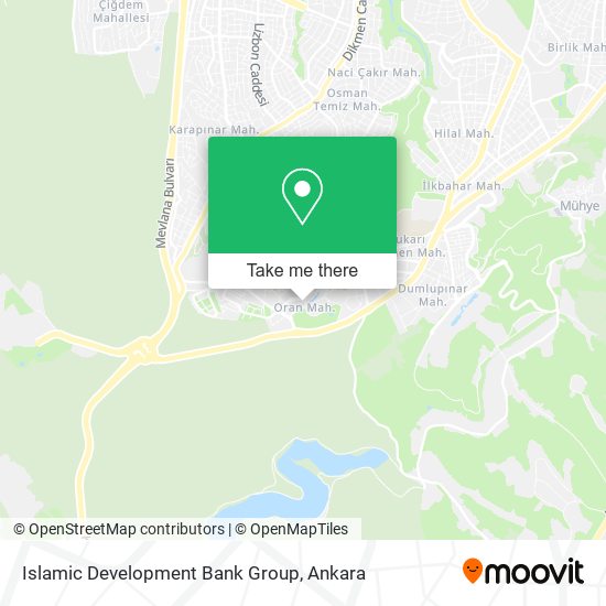 Islamic Development Bank Group map