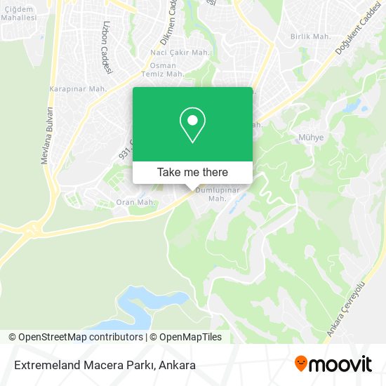 Extremeland Macera Parkı map