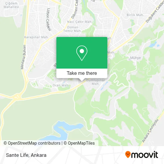 Sante Life map
