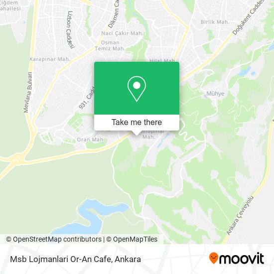 Msb Lojmanlari Or-An Cafe map