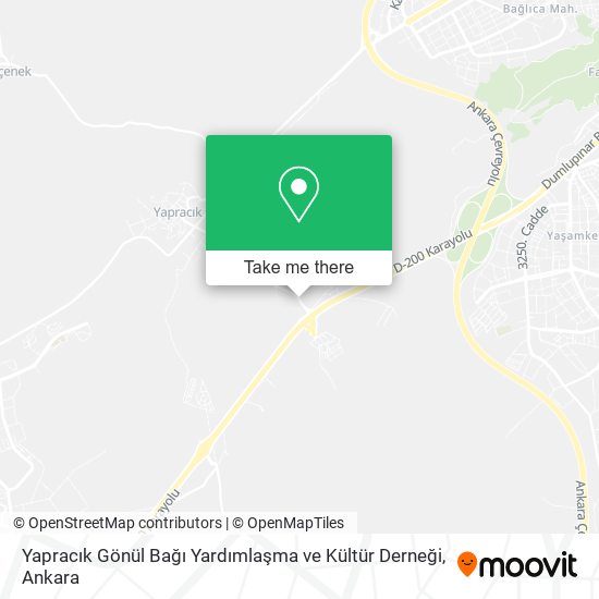 Yapracık Gönül Bağı Yardımlaşma ve Kültür Derneği map