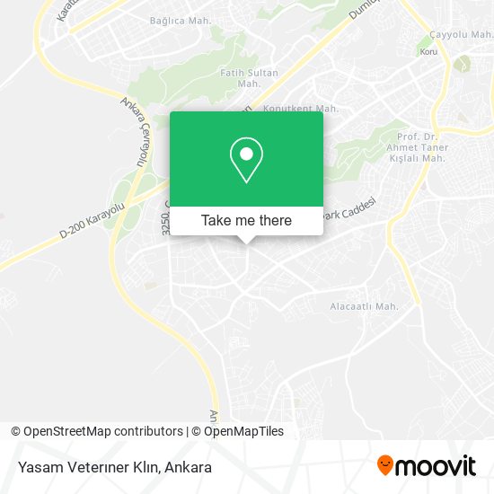 Yasam Veterıner Klın map