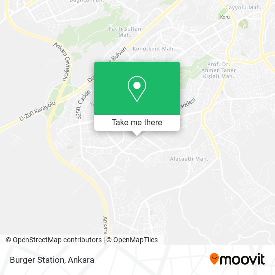 Burger Station map