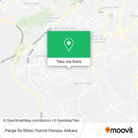 Perge Su Sitesi Yüzme Havuzu map