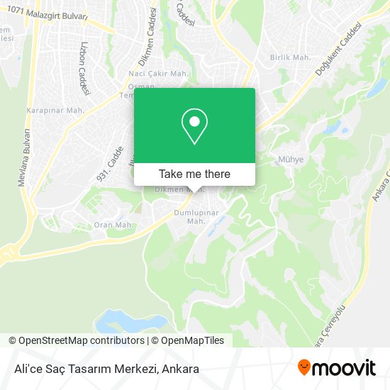 Ali'ce Saç Tasarım Merkezi map