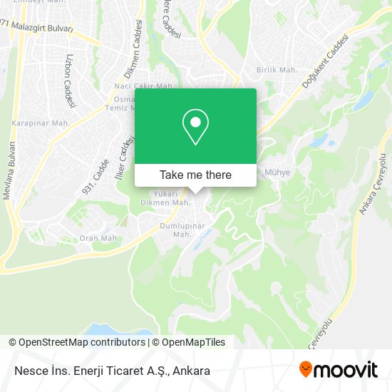 Nesce İns. Enerji Ticaret A.Ş. map