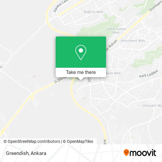 Greendish map