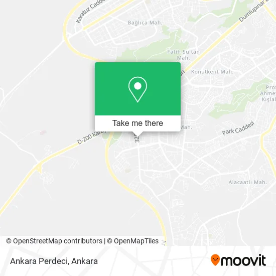 Ankara Perdeci map