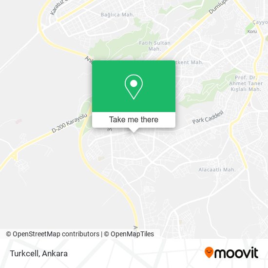 Turkcell map