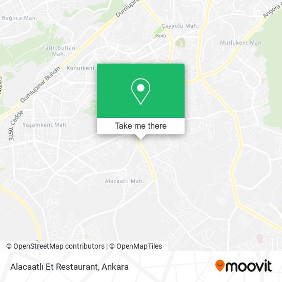Alacaatlı Et Restaurant map