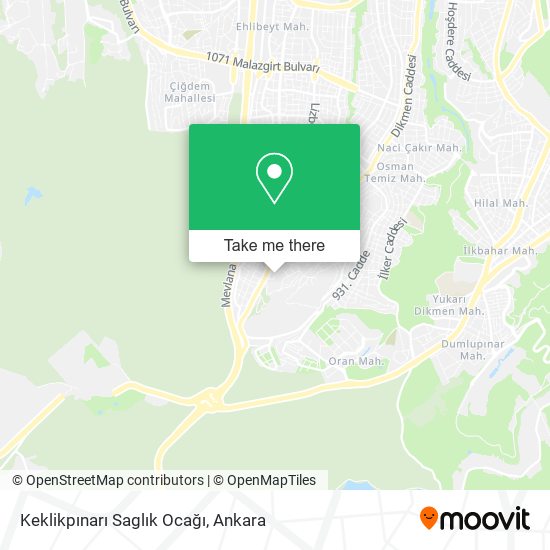 Keklikpınarı Saglık Ocağı map