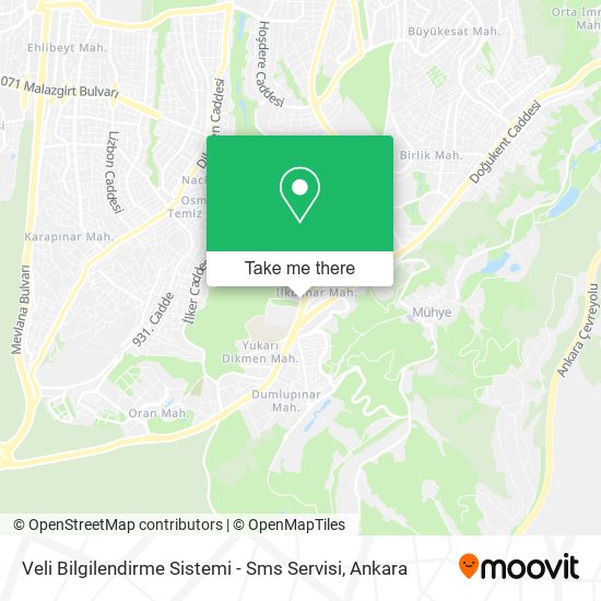 Veli Bilgilendirme Sistemi - Sms Servisi map