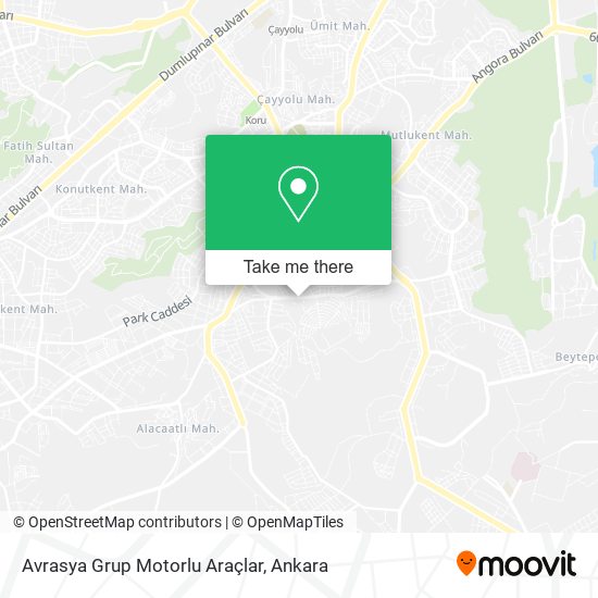 Avrasya Grup Motorlu Araçlar map